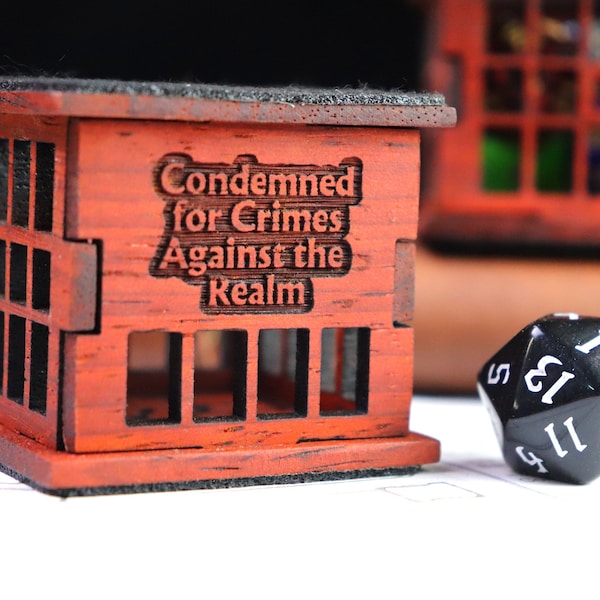Personalized Dice Jail for Dungeons and Dragons