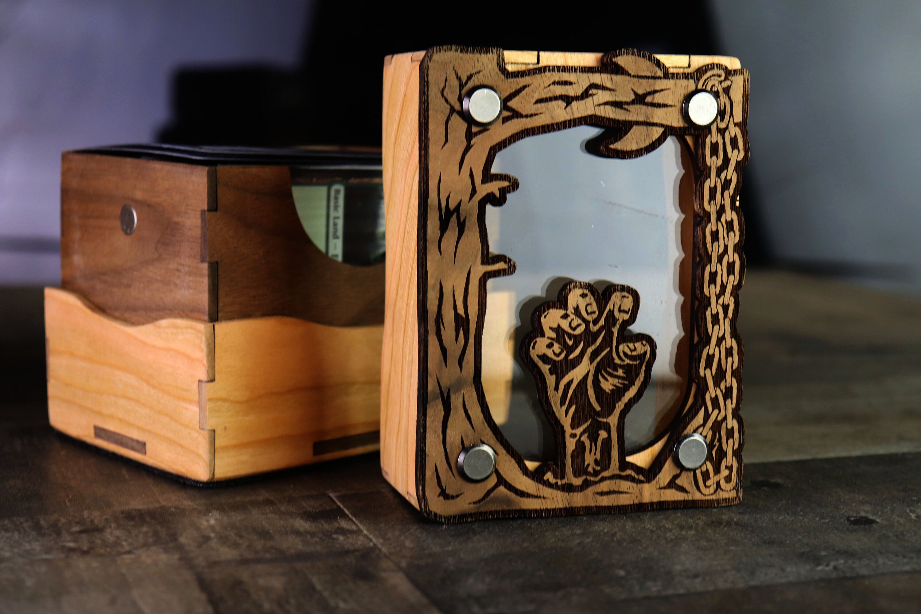 Custom EDH Deck Box Frames frame and Hardware Only Etsy