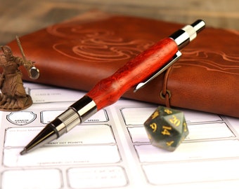 Hardwood Mechanical Pencil / Click Pen for DnD