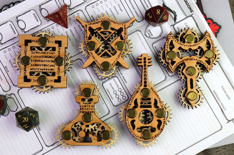 Fidget Toys for Dungeons and Dragons Dnd D&D 5e Pathfinder Etsy