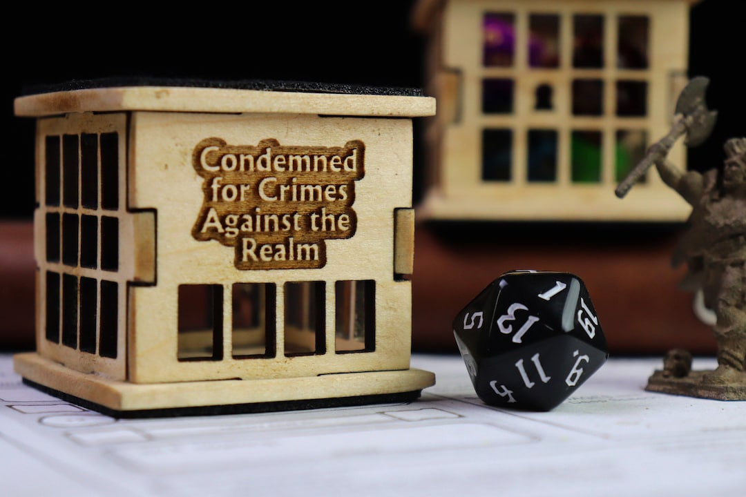 Personalized Dice Jail for Dungeons and Dragons, Dnd, D&D 5e