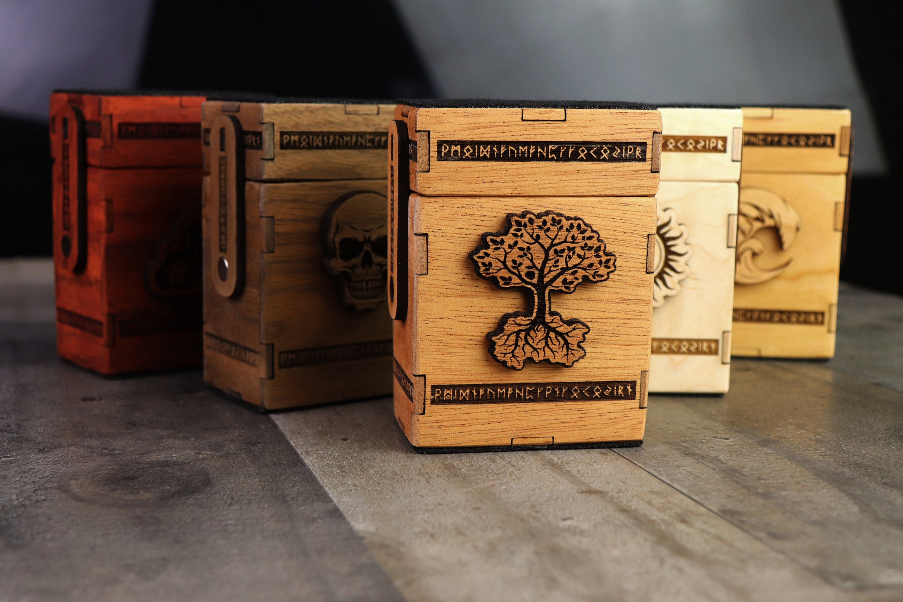 Wooden Deck Box for Magic the Gathering, Pokemon, and Yu-gi-oh - Etsy