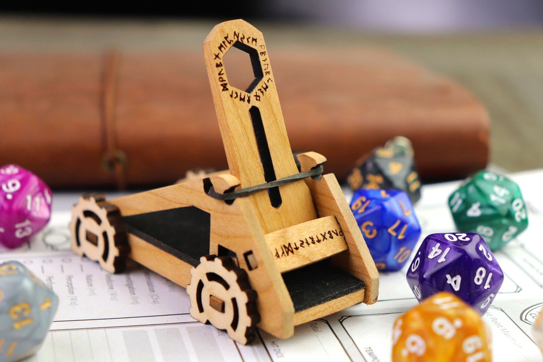 Dice Catapult for Dungeons and Dragons Dnd D&D 5e Etsy UK