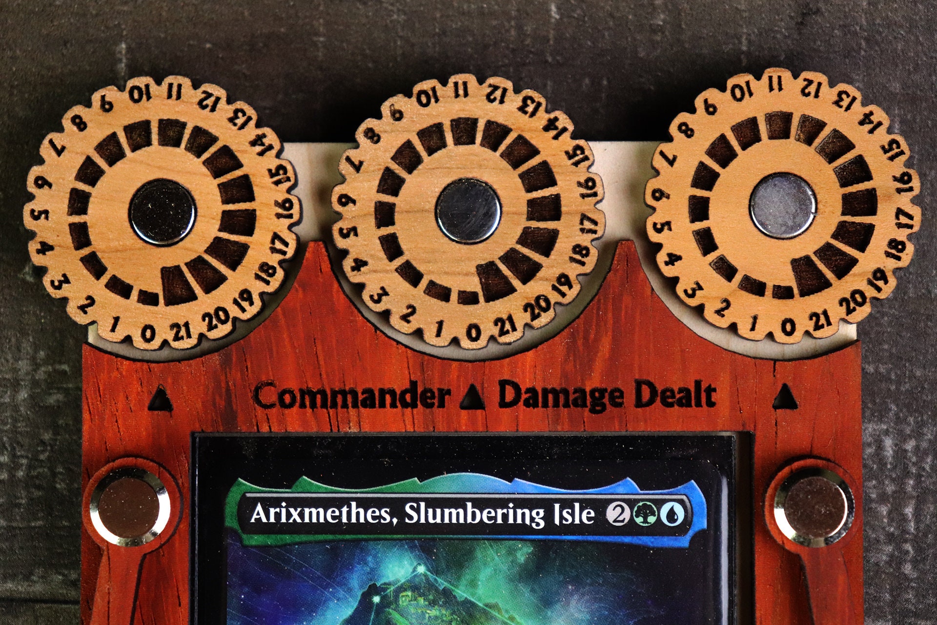 Commander Command Zone Tray With Dial Counters for MTG Magic the ...
