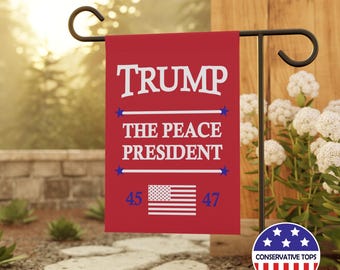 Trump peace president Banner, trump peace yard sign, Trump peace yard Decor, Outdoor Trump flag, the peace president sign, pro trump banner