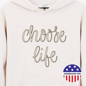 Choose life hoodie, Choose Life gift, Pro life hoodie gift, pro life support,support human life, choose life pro, pro life Hooded Sweatshirt