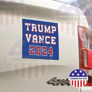 Trump Vance Car Magnet, Trump Vance distress, trump vance 2024, car magnet maga, trump fight magnet, trump vance magnet, trump magnet car