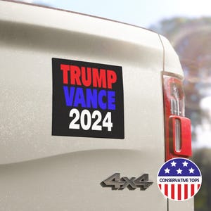 Trump Vance Car Magnet, Trump Vance magnet, trump vance 2024, car magnet maga, trump fight magnet, trump fight sticker, trump magnet for car
