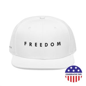 Charlie Kirk frihetskeps, broderad snapback-keps, Charlie Kirk Assassination Freedom Tour, Turning Point Truth, Charlie Kirk Snapback-keps