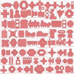 220 Box Template Bundle SVG, Cricut Silhouette File, Laser Cut Files image 4