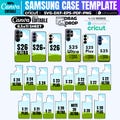 Galaxy Phone Case Template Bundle | Canva Editable | S20 - S26 Ultra Plus | Cricut Silhouette Sublimation