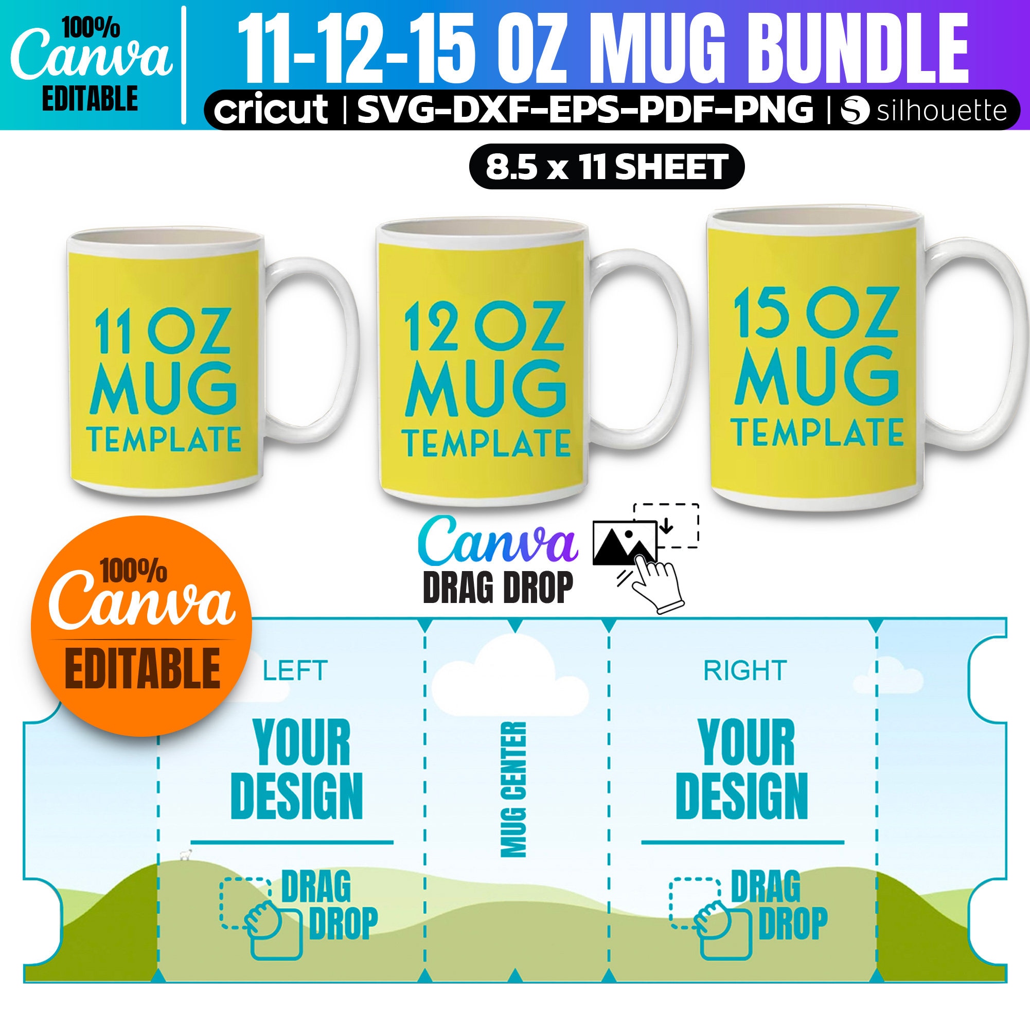 Coffee Mugs 12oz Sets - Etsy