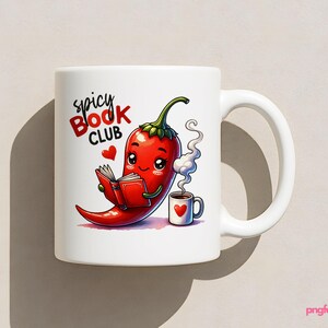 Caneca do Clube do Livro Apimentado: Leitor de Obscenidades PNG (11oz 12oz 15oz) (Download Digital)