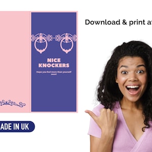 Boob Job Card | Breast Surgery Card | Adult Humour | Funny Card