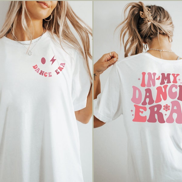 Dance Era Shirts, In My Dance Era Tee, Cute Womens Shirt, Christmas Gift Women, Pink Christmas, Vintage T Shirt, Retro T-Shirts, Dancer Gift