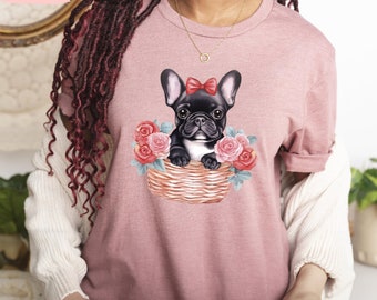 French Bulldog Shirt, Dog Mom Shirts, Dog Dad Tshirt, Gift for Dog Lovers, Pet Owner Gifts, Dog T-Shirt, Dog Lover T Shirt, Love Dog Tshirts