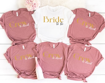 Team Bruid Shirts, Bachelorette Shirt, Bruid Squad T-shirts, Vrijgezellenfeest T-shirts, Bruiloftsfeest Tees, Bruidsmeisjes Geschenken, Bruidsfeest T-shirts