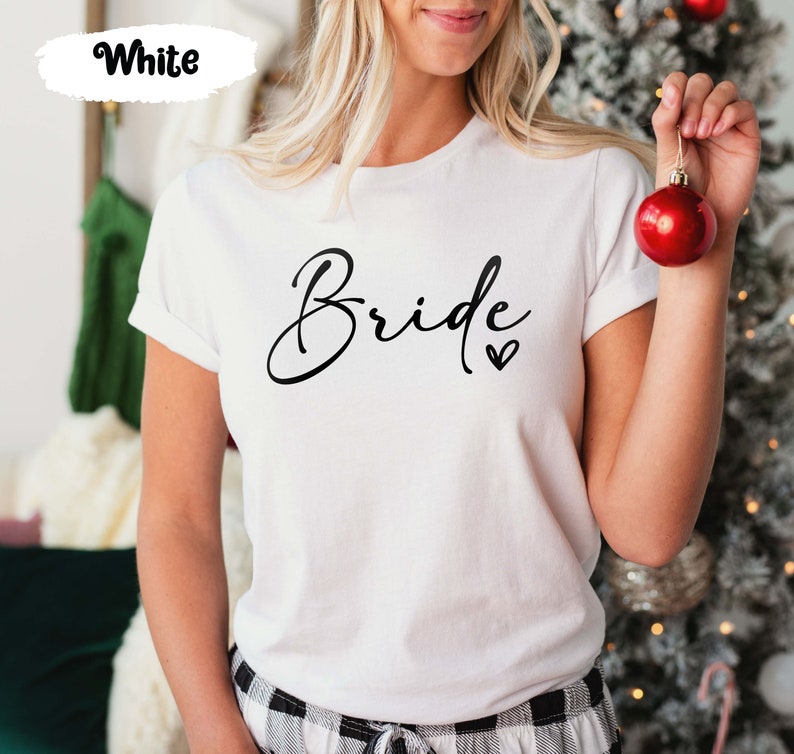 Bride Shirts, Bride Team Shirt, Bachelorette Tshirts, Wedding Party Tshirt, Bride Tribe Gift, Team Bride Tees, Hen Party Tee, Team Bride Top zdjęcie 4