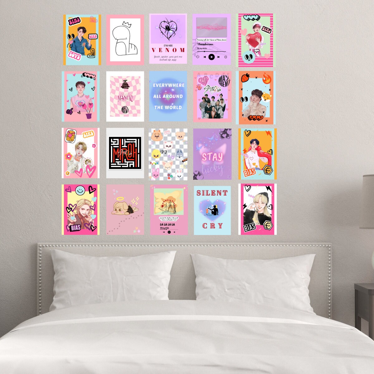 Stray Kids Aesthetic Wall Art Prints, K-pop Decor (digital Download) - Etsy