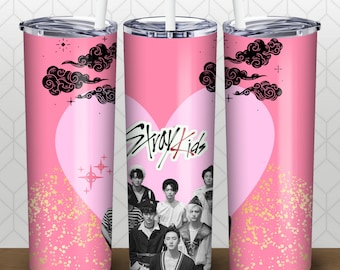 Stray Kids Tumbler Wrap Design: 20oz Skinny Tumbler (Digital Download)