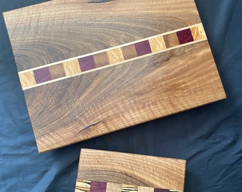 Cutting board set solid wood - cutting board large and small