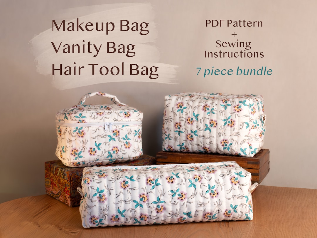Makeup bag free pattern sale