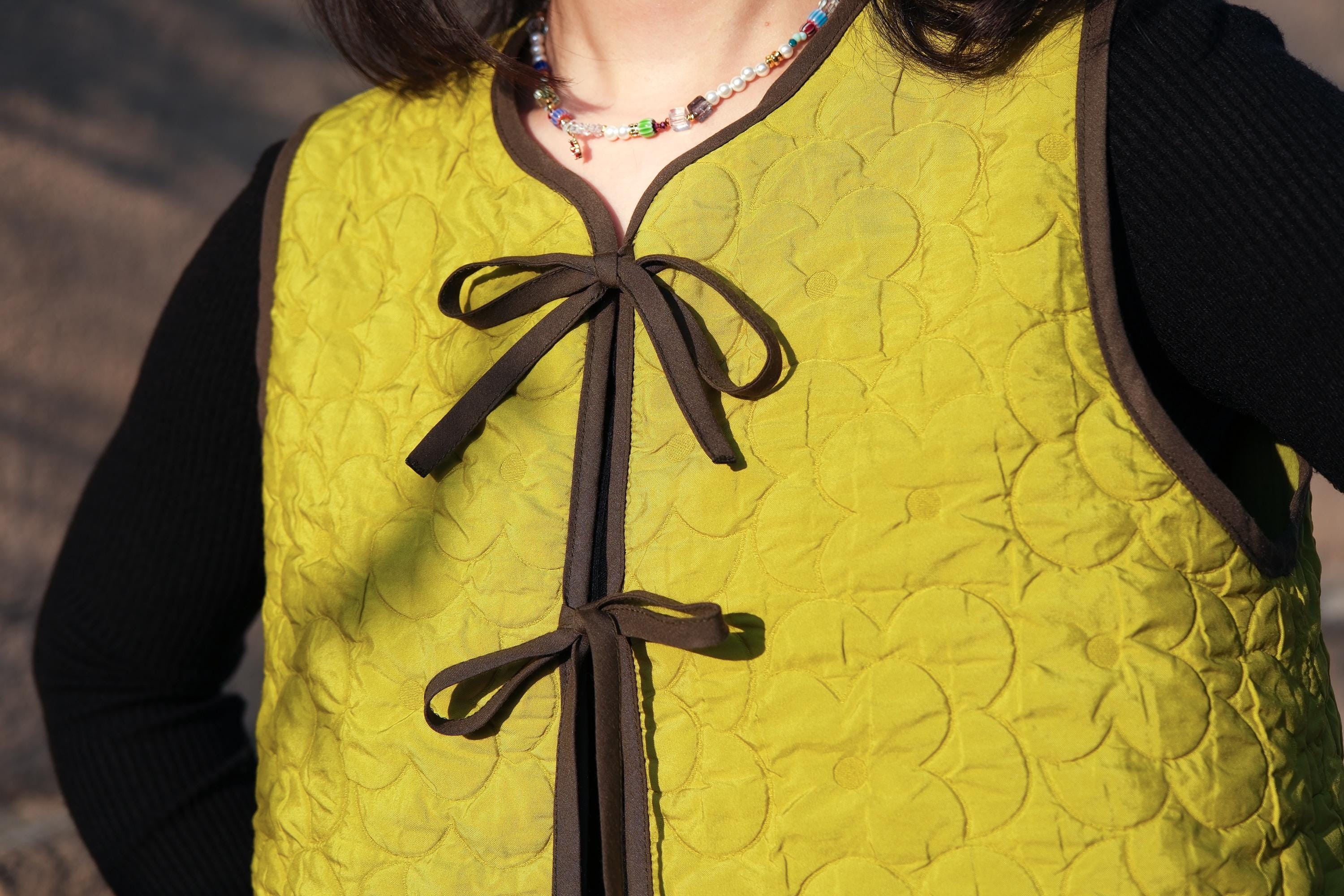 Front Tie Vest PDF Sewing Pattern + Instructions + Video Tutorial | 10 ...