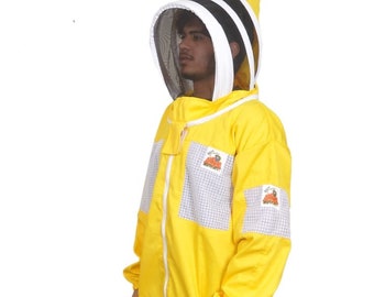 Ready to Dispatch Premium Quality POLY COTTON Semi Vented Beekeeping Full Suit