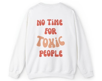 No time sweater backprint