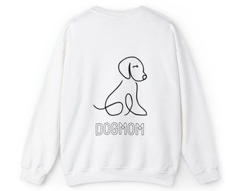 Dogmom backprint sweater