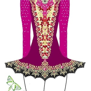 Irish dance dress idea MDD2107