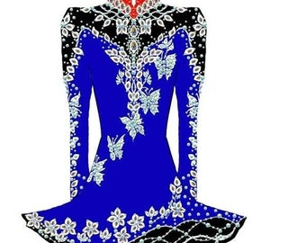 blue irish dance solo dress Blue Irish Dance Dress to Impress