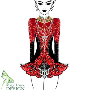 Irish dance dress idea MDD23105