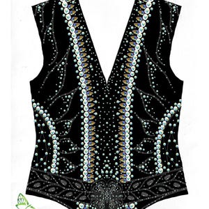 Irish dance waistcoat idea MDD231102