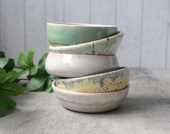 Unique Handmade Ceramic Ring Dish, Trinket/Key Bowl