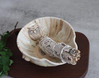 Handmade Sacred Smudge bowl | Spiritual Tool | Spiritual Gift