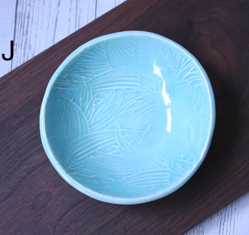 Handmade Wonky Ceramic Dish: Ring, Key, Trinket Bowl, Small Soap dish J