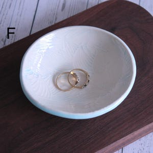 Handmade Wonky Ceramic Dish: Ring, Key, Trinket Bowl, Small Soap dish F