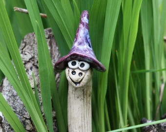 Whimsical Ceramic Garden Worms: Handmade Garden Art Sculpture