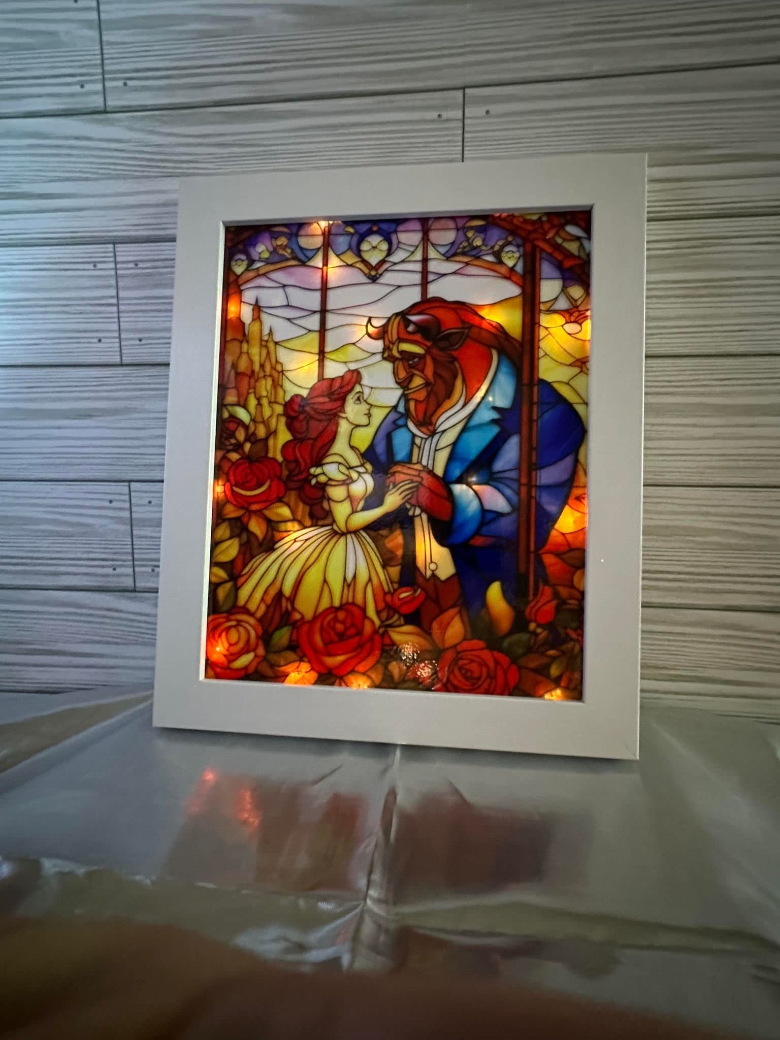 Beauty and the Beast Photo Frame - Etsy