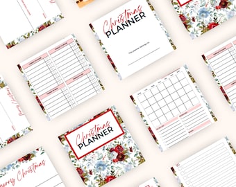 Christmas Planner Printable, Holiday Organizer (Digital Download)