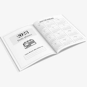 2023 Digital Planner for Boox Note Air, Hyperlinked PDF (Digital Download)