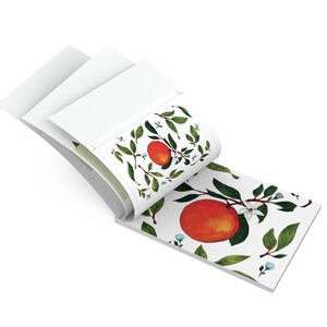 Orange Floral Half Letter Planner Inserts, Habit Journal (Digital Download) image 2