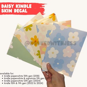 Daisy Kindle Skin Decal | Kindle Case | Kindle backing insert | kindle decal skin | kindle stickers