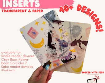 E-reader Insert | kindle decor | kindle | kobo | iPad | Boox