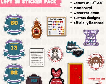 Hockey Boys of Loft 3B Sticker Pack