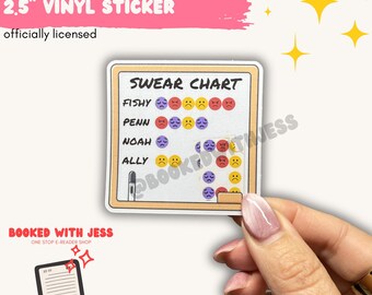 Loft 3B Sticker Chart Vinyl Sticker