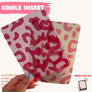 Kindle Inserts | Kindle case insert | Kindle decorating