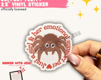 Loft 3B Emotional Support Fluffy Vinyl Sticker