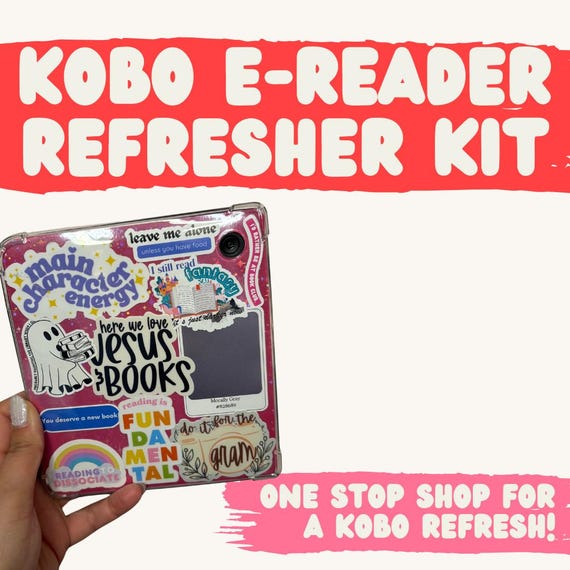 Kobo Refresher Kit | Kobo Libra paper insert | Kobo Libra backing insert | Kobo Libra stickers | one stop shop for a Kobo refresh